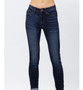 JUDY BLUE LARGE CUFF SKINNY JEANS