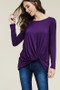 Twist Knot Long Sleeve Top