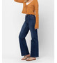 JUDY BLUE HIGH WAIST FRONT SEAM WIDE LEG JEANS