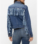 Judy Blue Fringed Women’s Jean Jacket