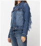 Judy Blue Fringed Women’s Jean Jacket