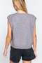 Active Basic Womens V-Neck Cropped Sweater Vest