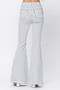 Judy Blue Plus Size High Waist Pin Striped Super Flare Jeans 