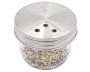 MJL Stainless Steel Spice Shaker Lid For Mason Jars Set of 2