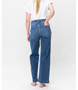 JUDY BLUE HIGH WAIST DOUBLE BUTTON WIDE LEG JEANS