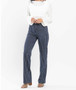 JUDY BLUE TUMMY CONTROL HIGH WAIST STRAIGHT STRIPE JEANS