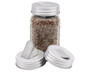 MJL Aluminum Grain Dispenser Lid for Mason and Ball Jars Wide Mouth Set of 2