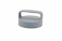 MJL Gray Plastic Handle/Canister Lids for Regular Mouth Mason Or Ball Jars 4 Pack