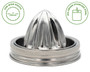 MJL Stainless Steel Juicing Lid for Wide Mouth Mason or Ball Jars