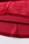 Honeydew Maroon floral velvet twirl girls dress