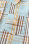 Honeydew Mint plaid button down boys shirt