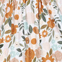 Honeydew Orange floral print girls dress