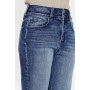 KanCan High Rise Wide Flare Dark Wash Jeans