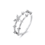 Dainty Double Layering Butterfly Ring in .925 Sterling Silver