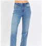 JUDY BLUE HIGH WAIST STRAIGHT FIT JEANS