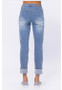 JUDY BLUE PLUS SIZE HIGH WAIST VINTAGE WASH BOYFRIEND