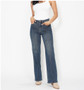 JUDY BLUE HIGH WAIST WESTERN SEAM DETAIL STRAIGHT JEAN