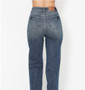 JUDY BLUE HIGH WAIST WESTERN SEAM DETAIL STRAIGHT JEAN