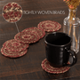 VHC Cider Mill Jute Coaster Set of 6