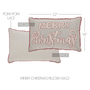 VHC Sawyer Mill Charcoal Merry Christmas Pillow 14x22