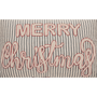 VHC Sawyer Mill Charcoal Merry Christmas Pillow 14x22