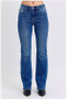 Judy Blue Mid Rise Thermal Bootcut Jeans