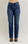 Judy Blue High Waist Straight Leg Studded Jeans