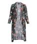 Plus Size Floral Duster Cardigan