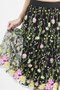 NIKIBIKI Floral Embroidery Skirt Knee Length