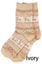 Winter Deer Print Socks Variety of Colors
