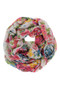 Multi Color Floral Infinity Scarf