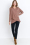 Surplice Front Sweater 