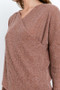 Surplice Front Sweater 