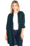 Plaid Oversize Button Down Shirt