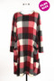 Plus Size Buffalo Plaid Dress