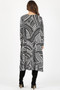 MAZEL Printed Midi Dress withPrinted midi dress with oversize fit Oversize Fit