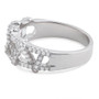 Sterling Silver Zigzag CZ Ring