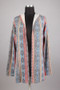 Tribal Pattern Long Sleeve Hoodie Cardigan