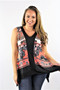 Plus Size Sleeveless Printed Top