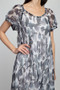 MAZEL Bubble Sleeve Dress with Sleeveless Under dress
