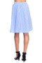 IRIS  Striped A-Line Knee Length Skirt