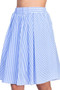 IRIS  Striped A-Line Knee Length Skirt