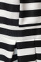 AMBITION Classic Black & White Stripe Sleeveless Midi Dress Fit & Flare Style