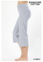 FOLD-OVER YOGA CAPRI PANTS SIGNATURE COTTON IN 13 COLORS