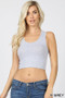 ACTIVEWEAR CROPPED RACER BACK TANK TOP 