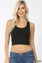 ACTIVEWEAR CROPPED RACER BACK TANK TOP 