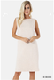 PREMIUM FABRIC KNEE LENGTH TANK DRESS WITH COMFORT FIT 3 COLORS AVAILABLE
