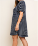 UMGEE Plus Size Round Neck Tee Shirt Dress