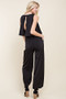 BLUSHING HEART Open Back Double Layered Jumpsuit