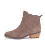 Yellow Box Emboss Leather Bootie in Rich Taupe